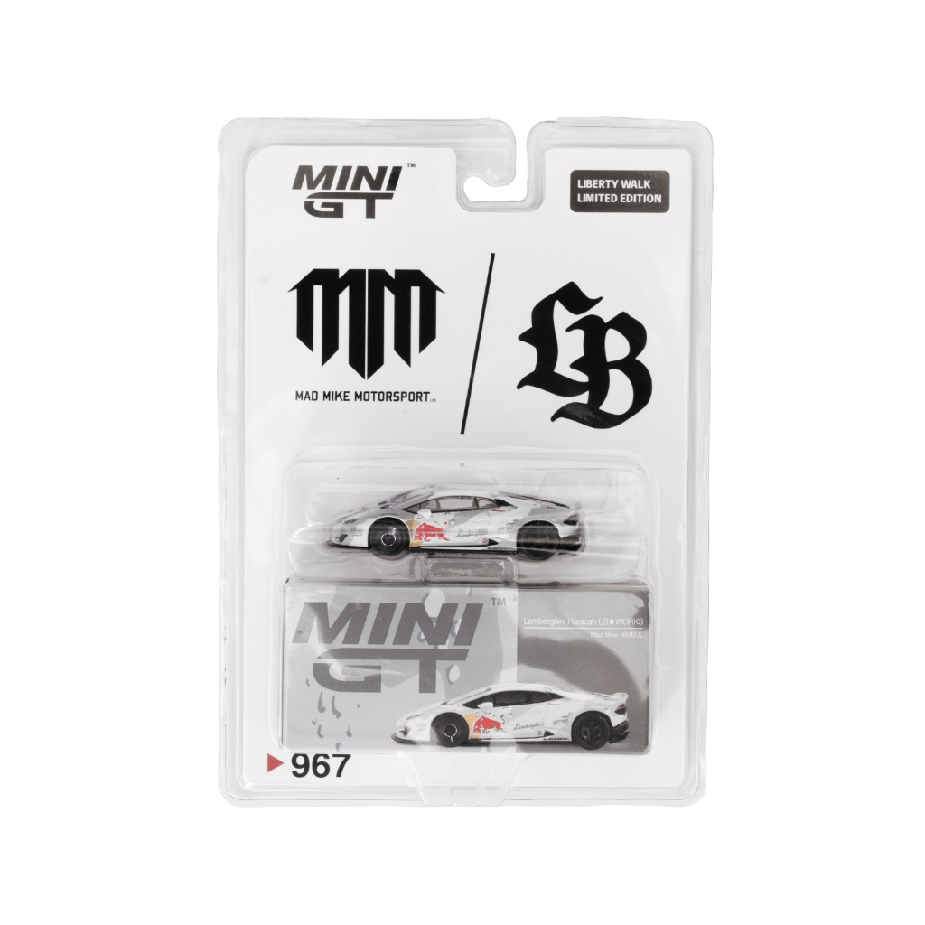 MINI GT - [ CARD NHẬT ] 1/64 LAMBORGHINI HURACAN LB-WORKS MAD MIKE