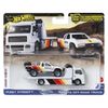  HOT WHEELS PREMIUM - SET TEAM TRANSPORT FLEET STREET VS TOYOTA OFF-ROAD TRUCK - HRV39 