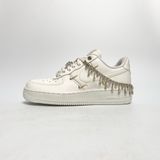  NIKE AIR FORCE 1 LOW WHITE MINI GOLD SWOOSHES FV3654-111 