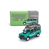  MINI GT - LAND ROVER DEFENDER 110 1985 COUNTY STATION WAGON TRIDENT GREEN - 590 