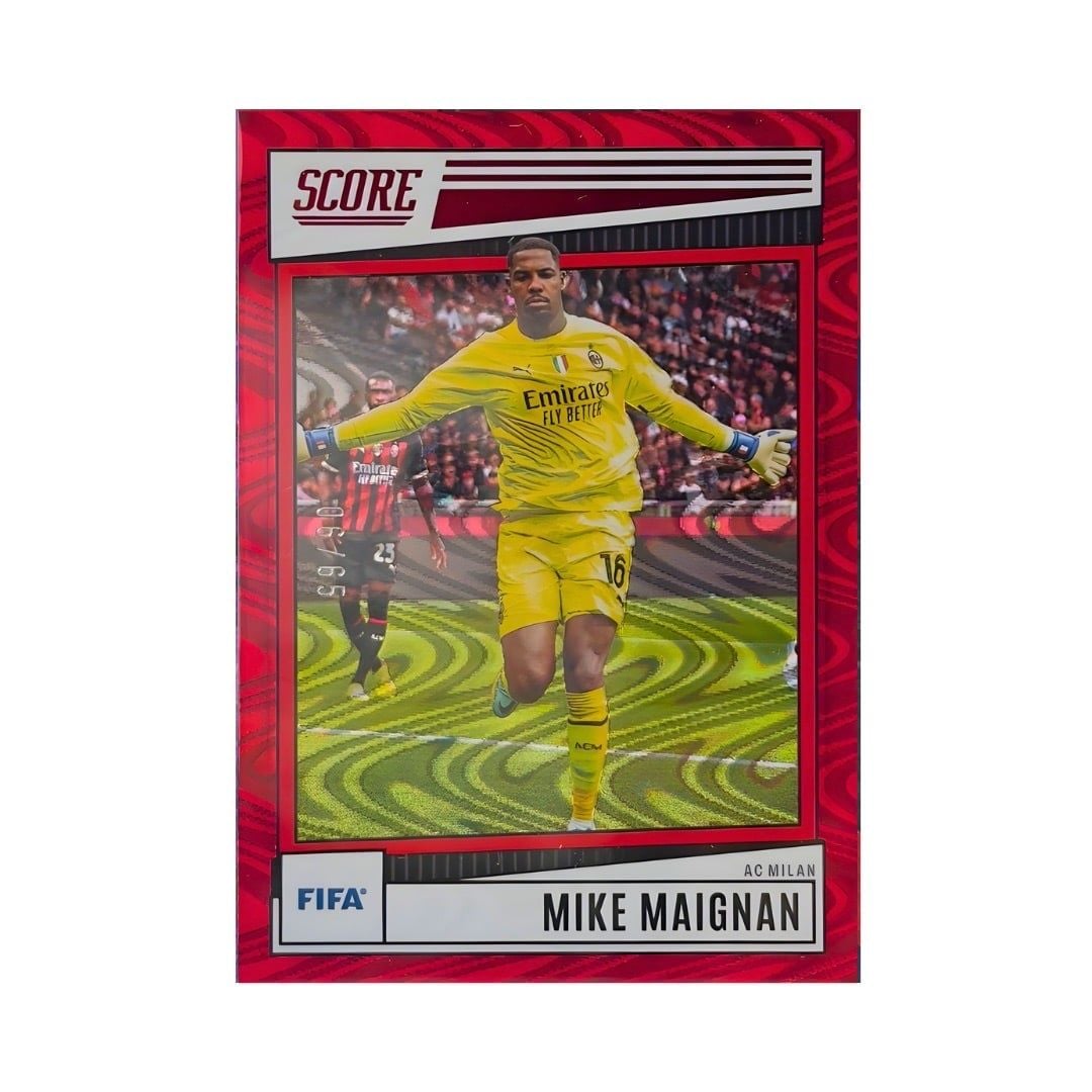  PANINI SCORE FIFA SOCCER - MIKE MAIGNAN AC MILAN 06/65 NO.5 - P22.5 