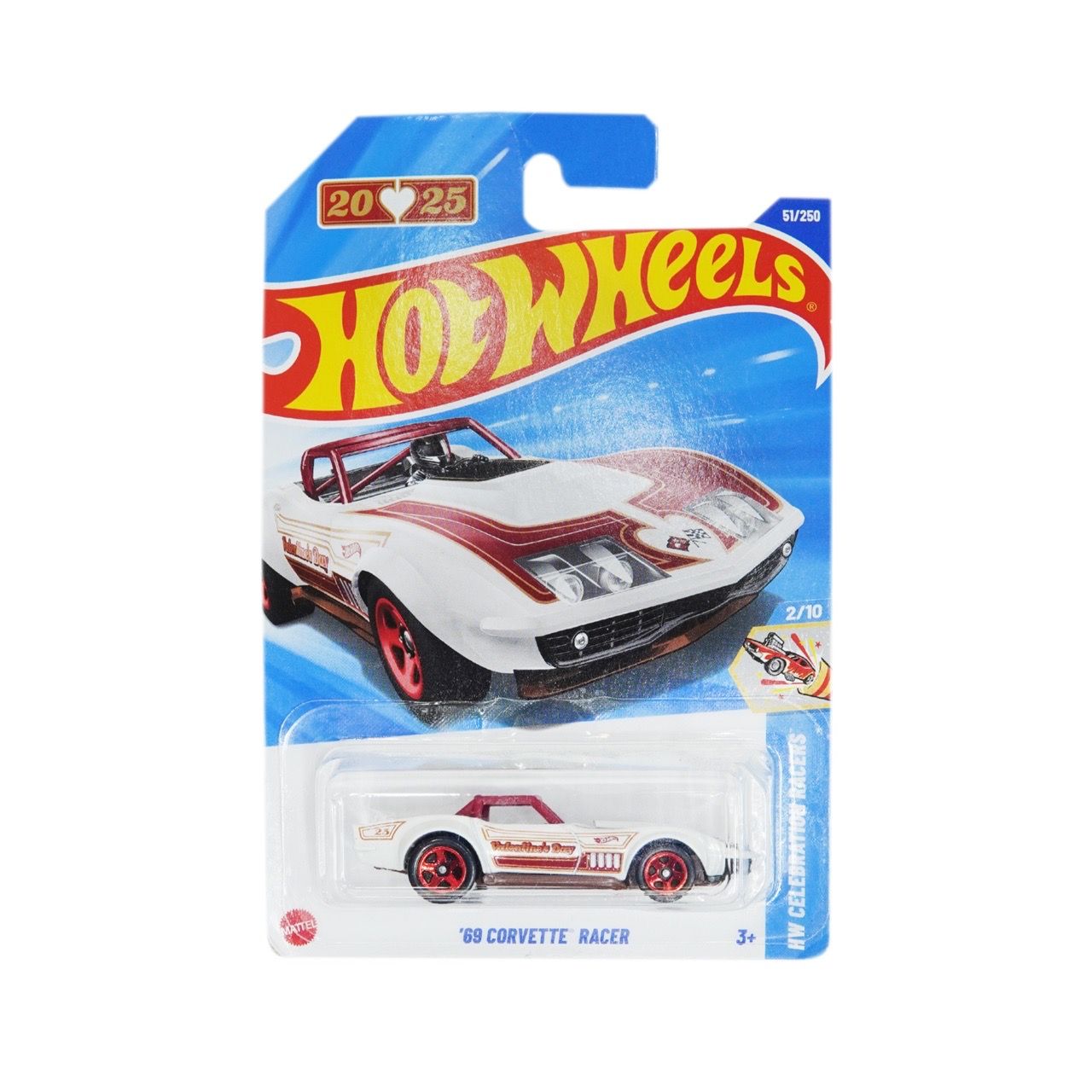  HOT WHEELS BASIC '69 CORVETTE RACER HYX01 