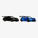  HOT WHEELS PREMIUM - SET 2 CHIẾC PANDEM SUBARU BRZ VS LEXUS RC F GT3 - HKF51 