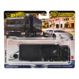  HOT WHEELS PREMIUM - SET TEAM TRANSPORT LAMBORGHINI REVENTON ROADSTER VS FLIPSIDER - JBM31 