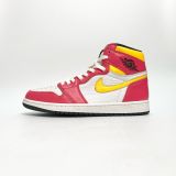  NIKE AIR JORDAN 1 RETRO HIGH OG LIGHT FUSION RED 555088-603 