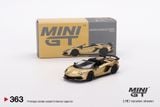  MINI GT Lamborghini Aventador SVJ Roadster Oro Elios 363 