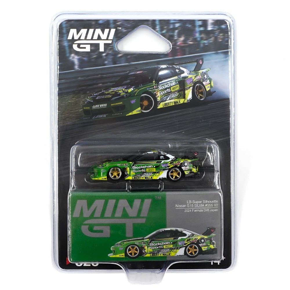 MINI GT Nissan LB-Super Silhouette S15 SILVIA #555 V2 2024 Formula
