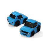  MINI GT - 1/64 NISSAN SKYLINE KENMERI LIBERTY WALK BABY BLUE QUBECARZ - QZ00101 