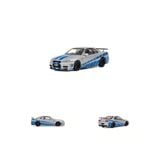  TOPART & DCT - [2 COLORS] 1/64 NISSAN GTR R34 Z-TUNE - LL-044 