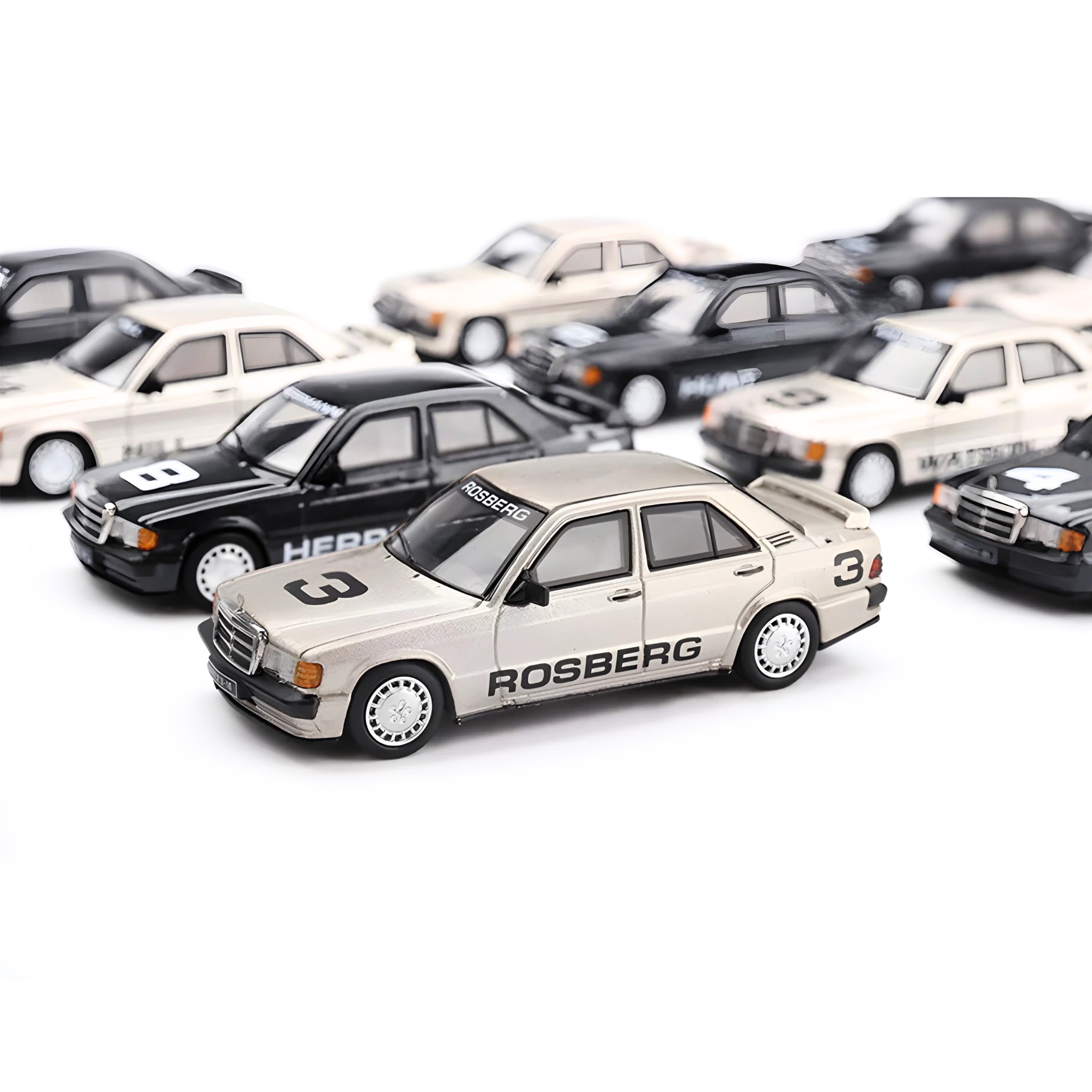 MINI GT - 1/64 1984 NURBURGRING RACE OF CHAMPIONS SET MERCEDES