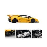  KING MODEL - 1/64 LAMBORGHINI HURACAN LBWK YELLOW - KM-015-Y 