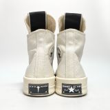  CONVERSE RICK OWENS X DRKSHDW DRKSTAR CHUCK 70 HIGH LILY WHITE 172346C 