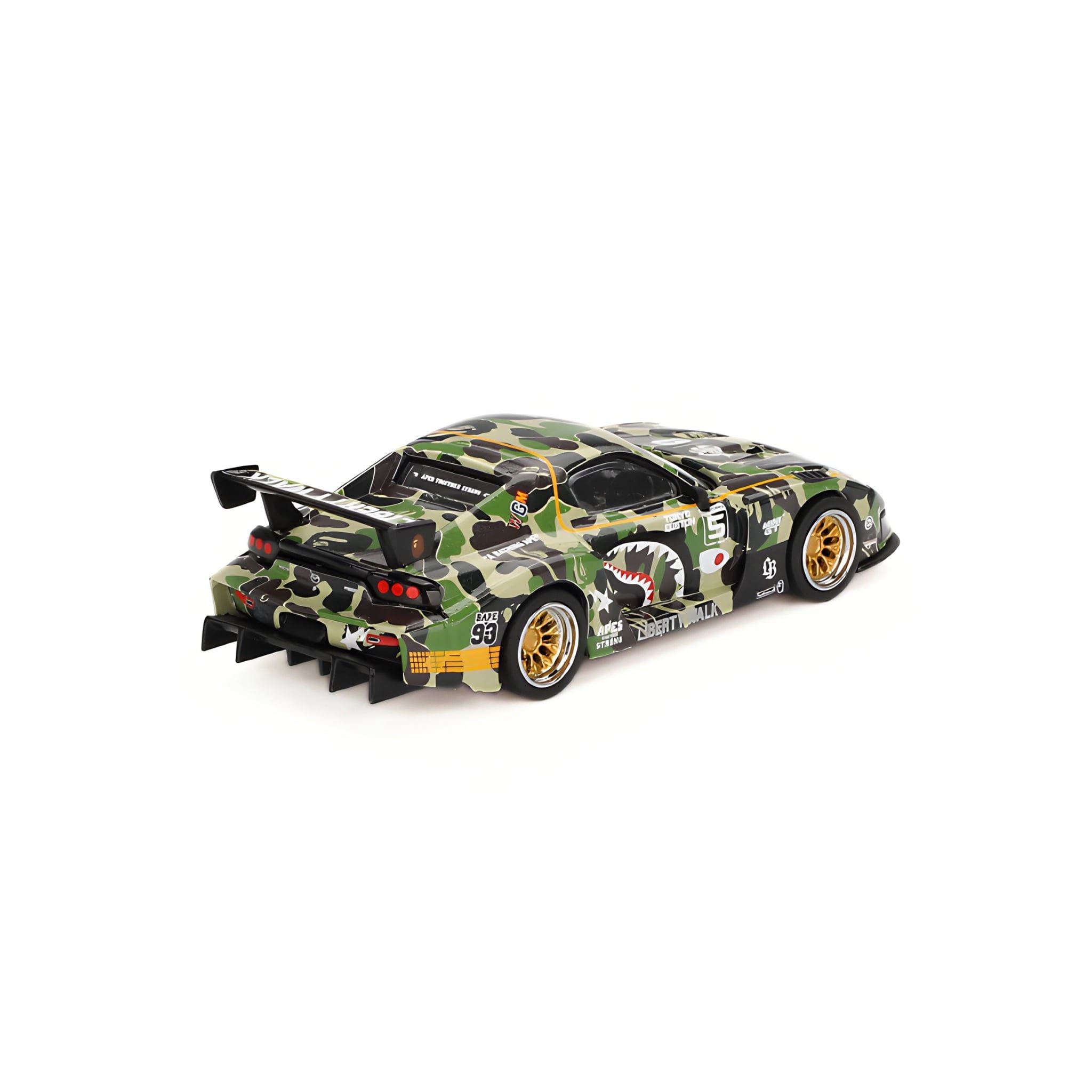 MINI GT - BAPE MAZDA RX-7 LB-Super Silhouette LBWK*A BATHING APE