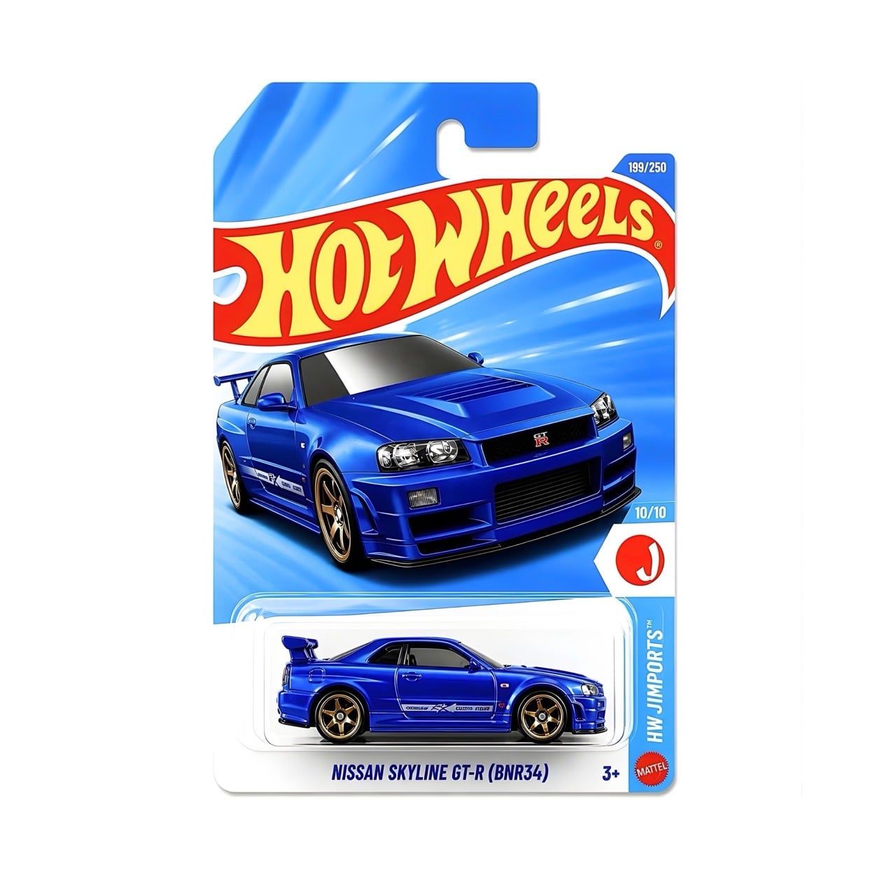  HOT WHEELS J-IMPORTS - NISSAN SKYLINE GT-R R34 (BNR34) - JJK35 