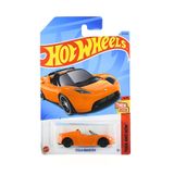  HOT WHEELS THEN AND NOW - TESLA ROADSTER ORANGE - HKJ44 