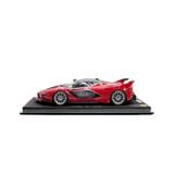  BBR MODELS - 1/18 FERRARI FXX K NO.88 ROSSO TRISTRATO SILVER STRIP LIMITED 49PCS - BBR18.88 