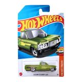  HOT WHEELS BASIC - CUSTOM '72 CHEVY LUV GREEN - HTC33 