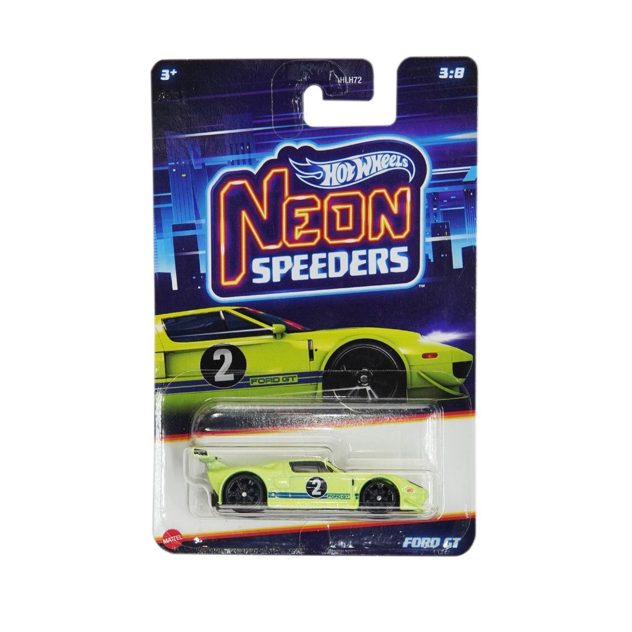  HOT WHEELS NEON FORD GT HRW77 
