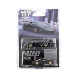  MINI GT - 1/64 LB WORKS LAMBORGHINI AVENTADOR LIMITED EDITION MATTE BLACK - 1087 
