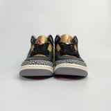  NIKE AIR JORDAN 3 RETRO BLACK CEMENT GOLD - CK9246-067 