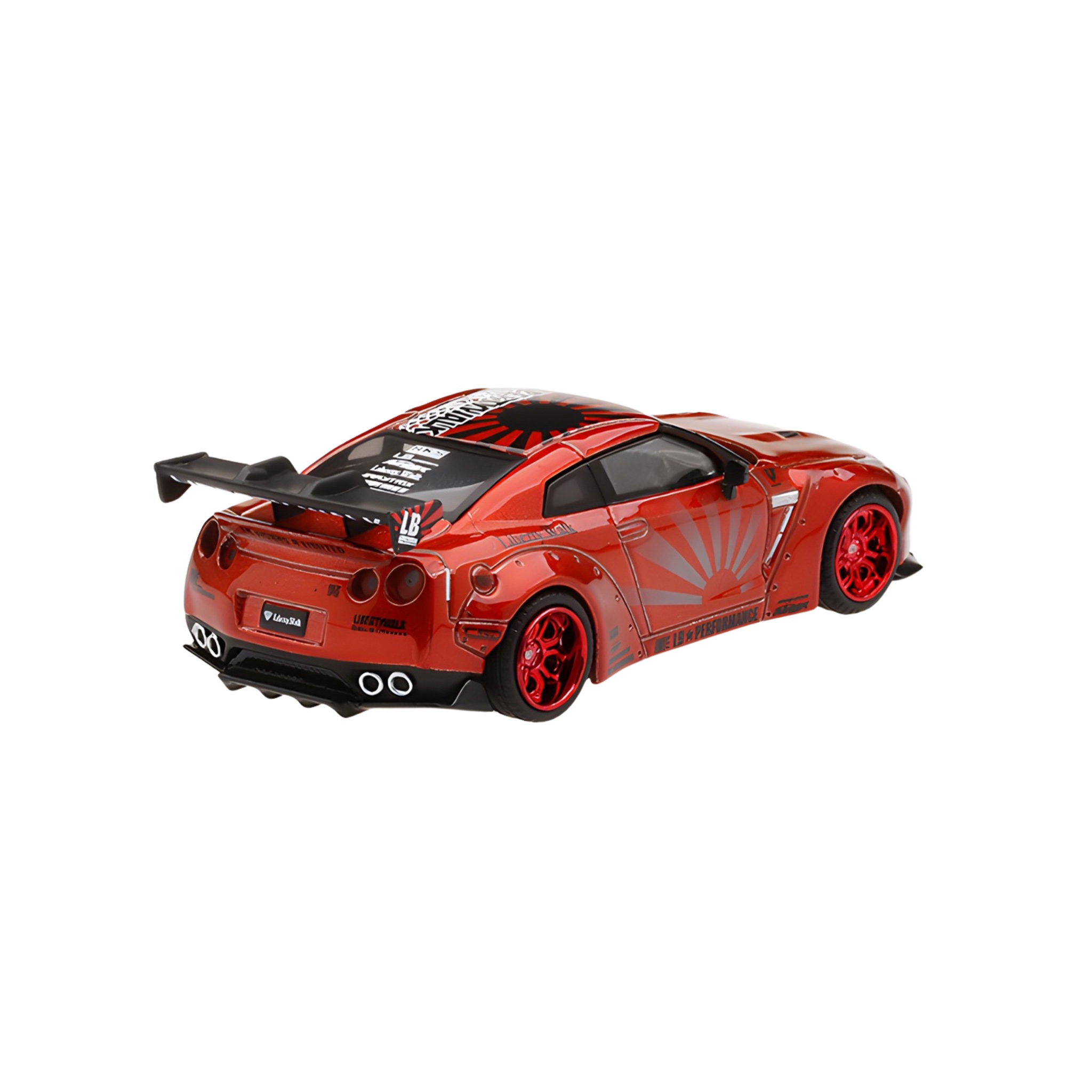 MINI GT - LB☆Works Nissan GT-R R35 LBWK Candy Red - 77 – aera