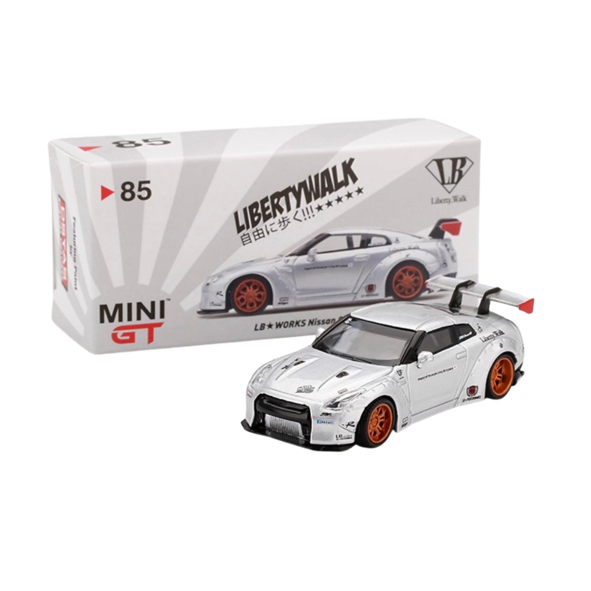 MINI GT - LB☆WORKS Nissan GT-R R35 Magic Pearl LBWK - 85 – aesnkrs