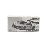  POP RACE - 1/64 HONDA NSX GT3 EVO22 WHITE - PR64280 
