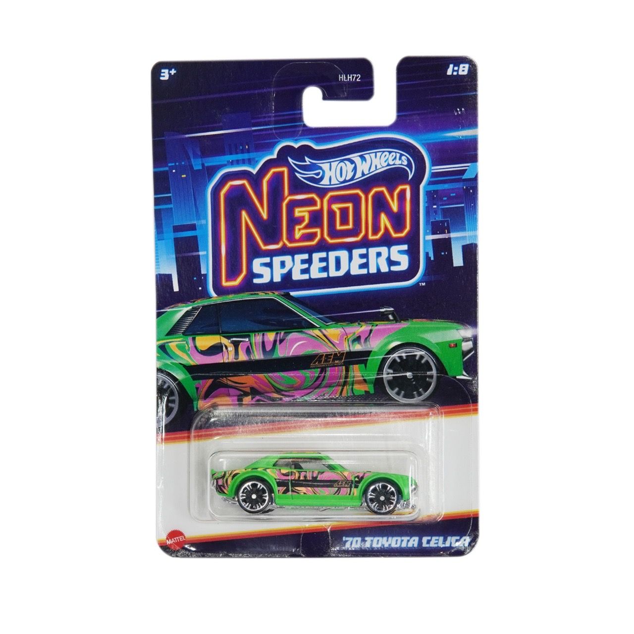  HOT WHEELS NEON '70 TOYOTA CELICA HRW67 