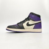  NIKE AIR JORDAN 1 RETRO HIGH OG COURT PURPLE 555088-501 