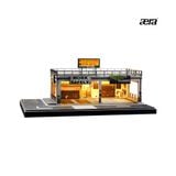  SCJ DIORAMA - 1/64 SAFEWORK DOUBLE-DECK PARKING WORKSHOP SHOU CANG JIA DIORAMA BÃI ĐỖ XE 2 TẦNG  - SCJ82042 