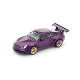  POP RACE - 1/64 PORSCHE RWB 997 PURPLE ENIGMA EXCLUSIVE - PRE015 