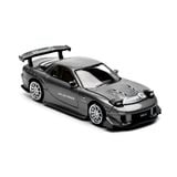  POP RACE - 1/64 MAZDA RX7 RE-AMEMIYA GUN METAL - PR64255 