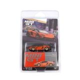  MINI GT - 1/64 LB WORKS LAMBORGHINI AVENTADOR LIMITED EDITION ORANGE MDX 2025 MGT01133 - 1133 