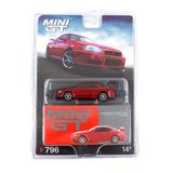 MINI GT - 1/64 NISSAN SKYLINE GT-R R34 V-SPEC ACTIVE RED - 796 