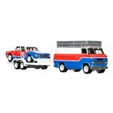  HOT WHEELS PREMIUM - SET 2 CHIẾC TEAM TRANSPORT ‘70 ROVER P6 GROUP VS HW RALLY HAULER - HKF45 