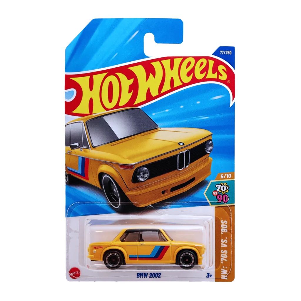  HOT WHEELS BASIC - BMW 2002 YELLOW - HYX21 