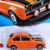  HOT WHEELS BASIC - ‘73 HONDA CIVIC CUSTOM ORANGE - HKK67 