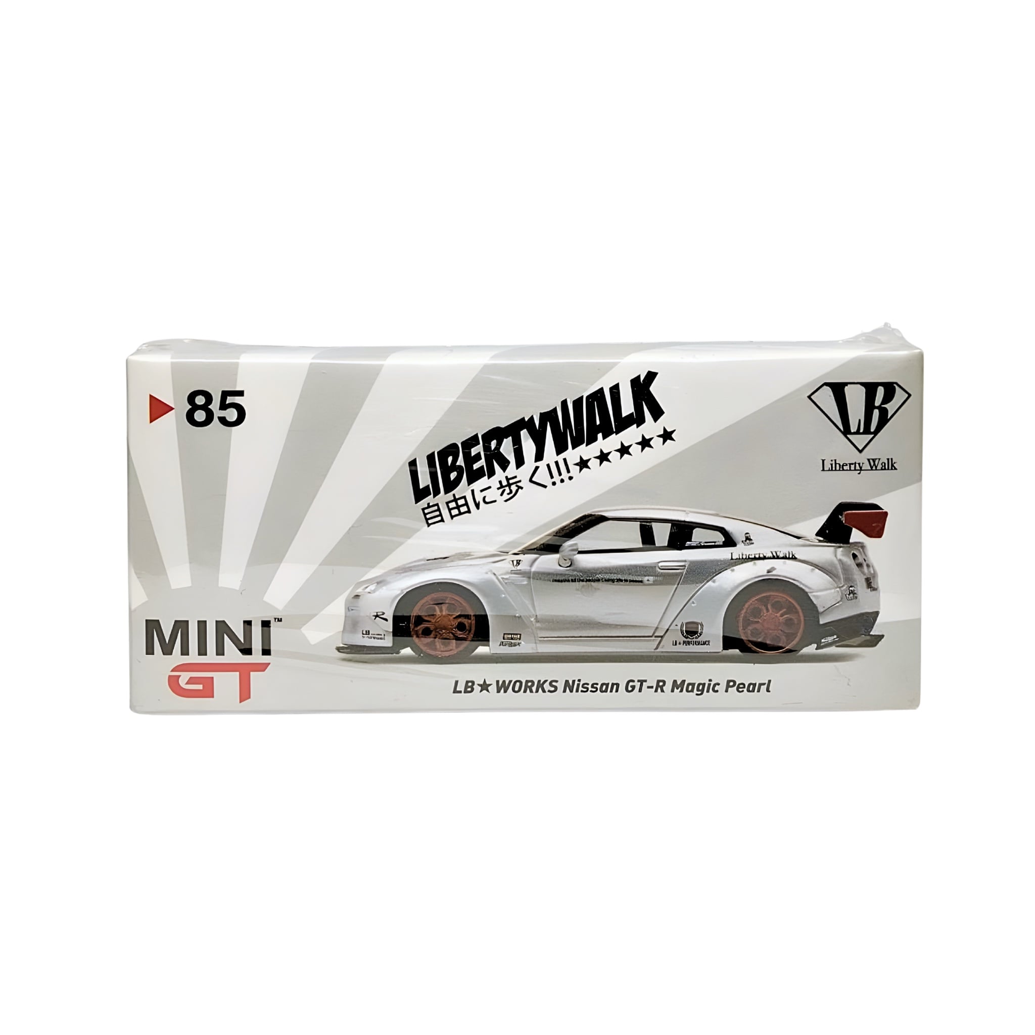 MINI GT - LB☆WORKS Nissan GT-R R35 Magic Pearl LBWK - 85 – aesnkrs