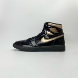  NIKE AIR JORDAN 1 RETRO HIGH OG BLACK METALLIC GOLD 555088-032 