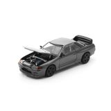  POP RACE - 1/64 NISSAN R32 GT-R DARK CHROME - PRDC002 