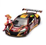  POP RACE - [KÈM FIGUGE] EVA RT PRODUCTION MODEL-02 NSX GT3 HEC 2024 WITH FIGURE - PR6493 