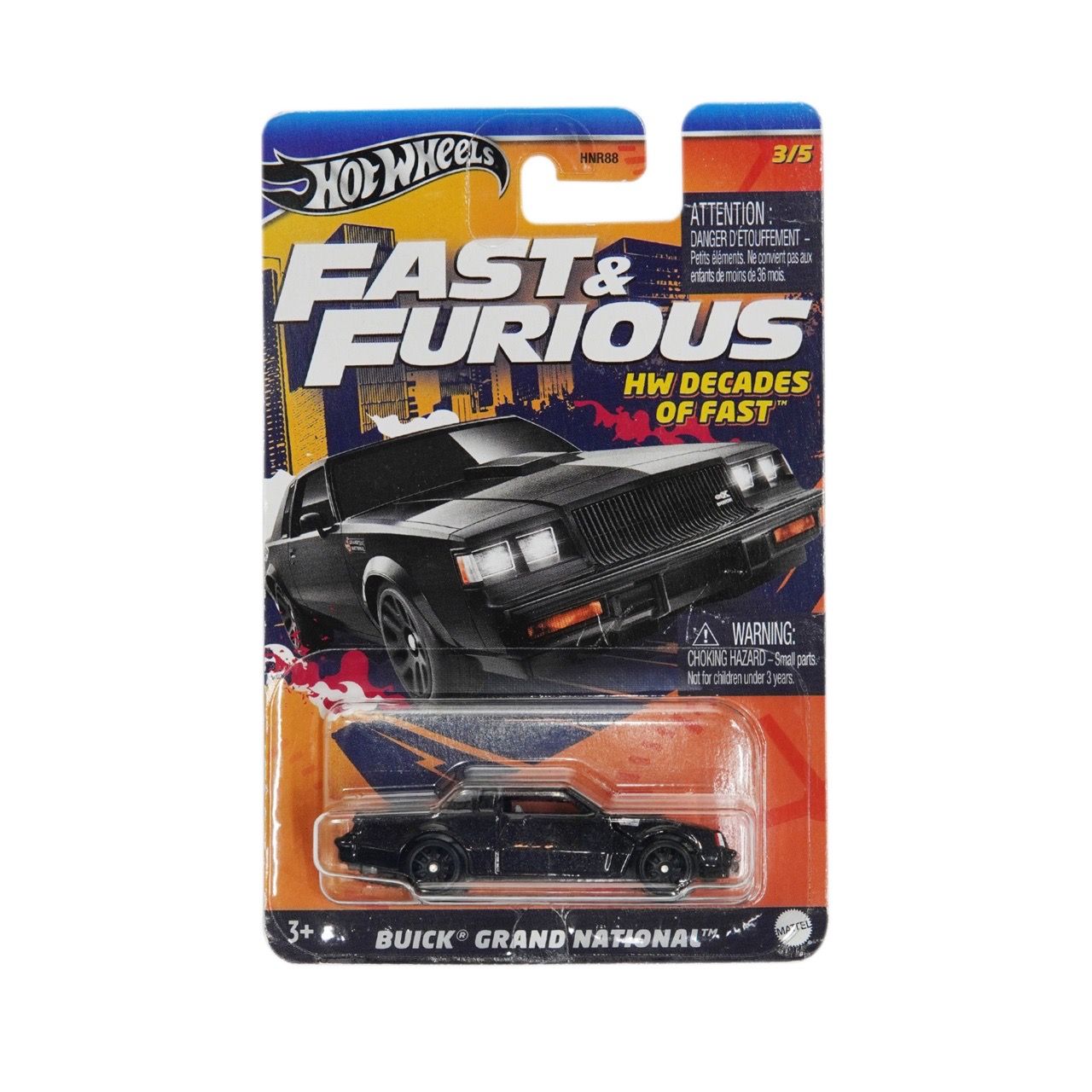  HOT WHEELS SILVER BUICK® GRAND NATIONAL HRW43 