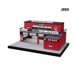  SCJ DIORAMA - 1/64 AUTO REPAIR SHOP MINIATURE SCENE SHOU CANG JIA DIORAMA GARA SỬA XE - SCJ82055 