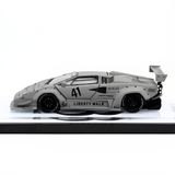  TOP ART - 1/64 LBWK LAMBORGHINI COUNTACH COMBAT GREY - TAO640007 