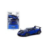  TARMAC WORKS - 1:64 PAGANI HUAYRA BC BLUE FRANCIA/BLACK - T64G-TL014-BL 