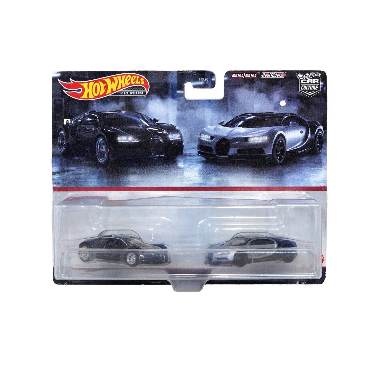  HOT WHEELS PREMIUM - SET 2 CHIẾC BUGATTI HKF52 