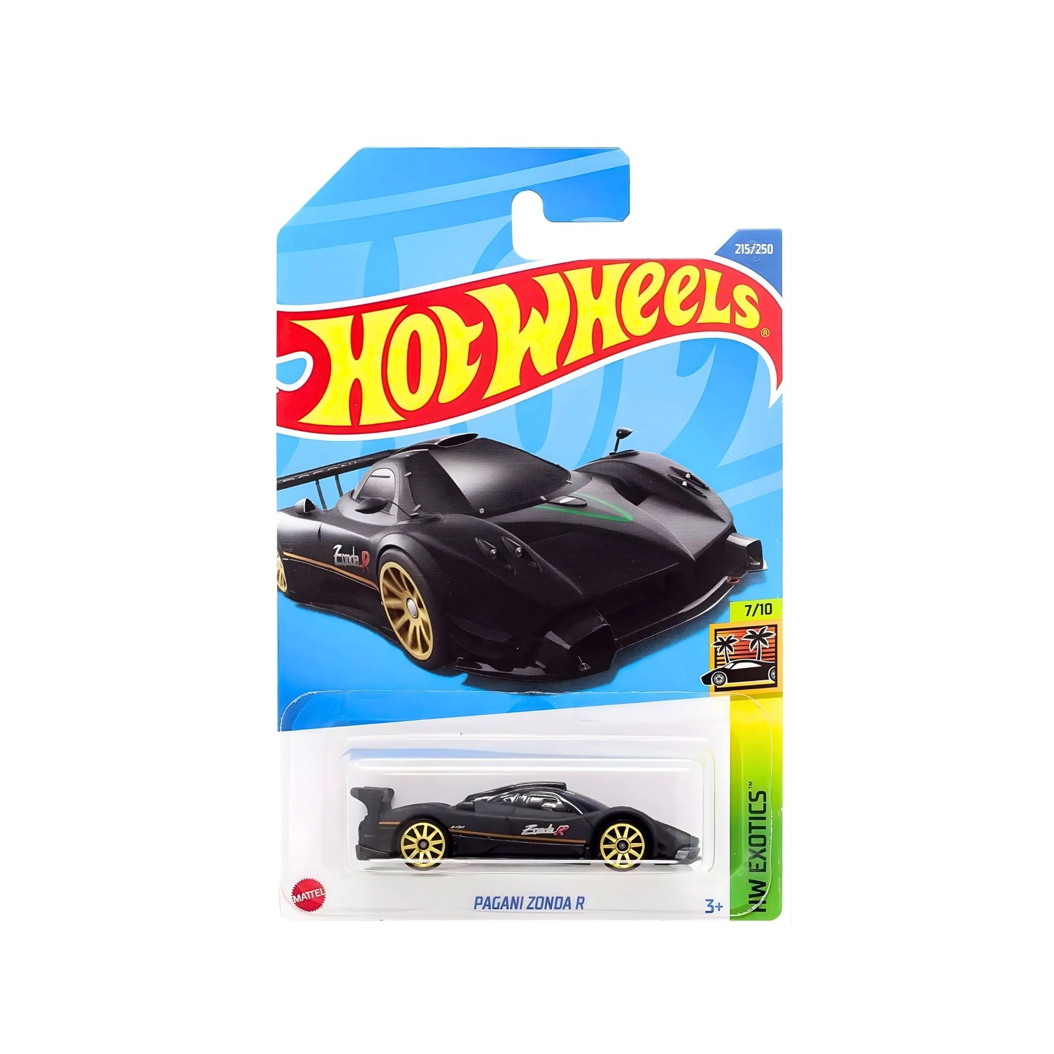  HOT WHEELS EXOTICS - PAGANI ZONDA R BLACK - HCT02 