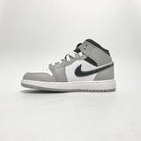 NIKE AIR JORDAN 1 MID LIGHT SMOKE GREY 554725-078 