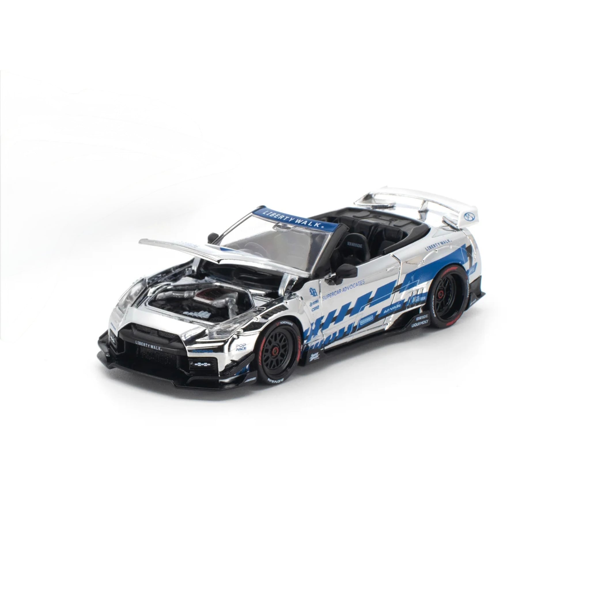 MINI GT X POP RACE - EVA RT PRODUCTION MODEL-02 X WORKS NISSAN GT