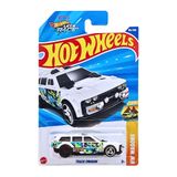  HOT WHEELS BASIC - TRACK DWAGON WHITE HW WAGONS - JBB10 